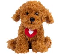 Golden Bear Waffle the Wonder Dog Soft Toy with Sound Kids Plush Gift
