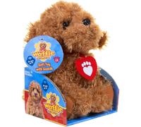 Waffle the Wonder Dog 539 3401 Soft Toy with Sound, Brown