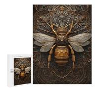 Golden Bee Artwork Puzzle 1000 Teile Schwer Puzzle Spielzeug Lernspiel Impossible Herausforderungsspielzeug Für Erwachsene Kinder 500 PCS