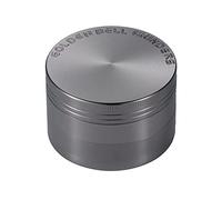 Golden Bell 2 inch Grinder 4 Layer Spice Grinder Zinc Alloy Grinder - Nickle Black