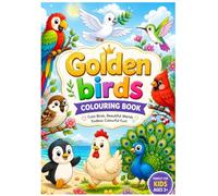 Golden Birds colouring book
