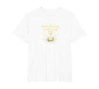 Golden Birthday Dreams: Elegant Hourglass Celebration T-Shirt, Men's Big and Tall, White, 4X Tall