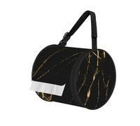 Golden Black Marble Nature, Cylinder Tissue Holder, Tissue Box Cover Hanging Tissue Box Holder Car Tissue Dispenser