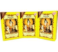 Golden Blonde Henna Hair Dye Henne Color Powder 3 x 100g with Fenny's Creations Shower Cap
