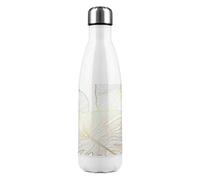 Golden Botanical Line Art Stainless Steel Bottle Benjamin Tate Design Natural One Size