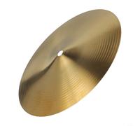 Golden Brass Cymbals 8 10 Inch for Splash Crash and Hi-Hat - Long-lasting Percussion for Jazz Drummers(10INCH)