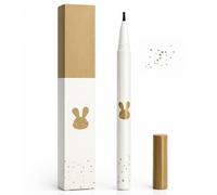 Golden Brown Freckle Pen with Round Dot Tip for Natural-Looking Faux & Beauty Spots - 3-in-1 Detail Pen for Brows and Subtle Lash Line Enhancement, Quick-Drying Long-Wearing Formula