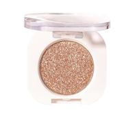 Golden Brown Glitter Eyeshadow, Single Pressed Powder Shimmer, Highly Pigmented, Waterproof & Long-Lasting, Vegan Makeup with Smooth Blendable Formula, Versatile for Sparkly Looks