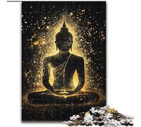 Golden Buddha JigsawPuzzle 1000 Pieces for Adults, Toys Educational Games Stress Relieving Unique Birthday And Gifts (50x75cm)