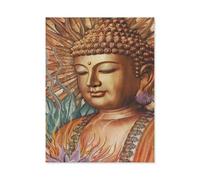 Golden Buddha，Paint by Numbers for Kids & Adults & Beginner, DIY Canvas Painting Gift Kits(40x50cm) 15.7x19.6 inches-F100
