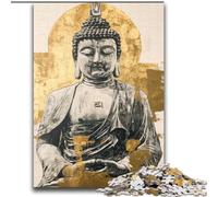 Golden Buddha Statue Jigsaw Puzzles for Teenagers 2000 Jigsaws, Challenging Game Toys Every Piece Is Unique - Challenging Family Fun Game (70x100cm)