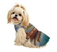 Golden Buddha1 Atatue Chiang Mai Thailand Dog Dress for Small to Medium Puppy