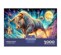 Golden Bull Fantasy Jigsaw Puzzles 1000 Pieces - Mindful Relaxation - Premium Paper Finish 52x38cm/1000pcs