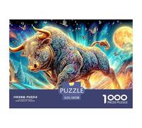 Golden Bull FantasyExpert-Level Jigsaw Puzzles for Adults A 1000-Piece (Advanced) Set of Seemingly Impossible, Hard, And Extremely Difficult Challenging Puzzle Educational Games - The Ultimate Test A