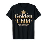 Golden Child Mom's Favorite Gifted Kids Sibling Rivalry Art T-Shirt