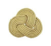 Golden Chinese Cheongsam Knot Buttons for Sewing Enthusiasts, Traditional Closure Fasteners Handcraft Accessories Modern Traditional Gold Button