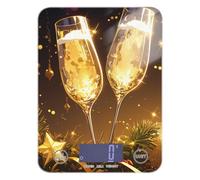 Golden Christmas Champagne waterproof mini food scale 11lb/0.18oz, 5kg/5g scale grams with 4 unit for Soap Making Soap Making Soap Making (Batteries not Included)