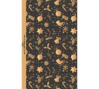 Golden Christmas Journal: A Vintage Reflections Notebook | for Writers Teens and Adults: 120 Lined pages, 5 x 8 inches, snowflake-theme endpapers, self-care diary, holiday gift idea