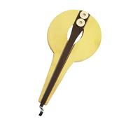 Golden Circular Harmonica Premium Craftsmanship Crisp Sound for Light Weight Metal Harmonica Compacts Travel