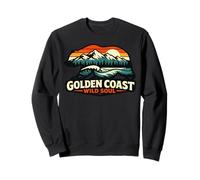 Golden Coast Wild Soul California Surf Bear Sunset Sweatshirt