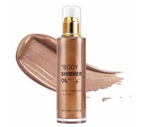 Golden Copper Body Shimmer Oil, Body Oil for Women, Body Luminizer&Glows&Brightening, Body Oils for Body Glow, Body Care for Face&Body, Shimmer and Shine Your Skin, Gift for Women