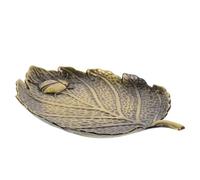 Golden Copper Calligraphy Ink Dish Plate for Brush Desk Decoration