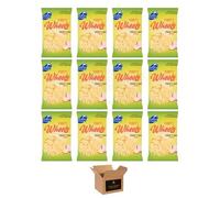 Golden Cross Johnny’s Spicy Rings Crisps Range - Onion, Bacon, Pickled Flavoursome Crunchy Corn Snacks, Hot & Spicy for Parties | (Case of 12, PARTY WHEELS CHEESE & ONION 90g)