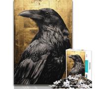 Golden Crow 1000 Piece Jigsaw Puzzles for Adults & Teens,Educational Game Challenge Toy Wall Decoration Unique Birthday And Xmas Gifts 38x26cm