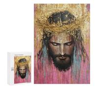Golden Crown Abstract Artwork Puzzle 1000 Teile Schwer Puzzle Spielzeug Lernspiel Impossible Herausforderungsspielzeug Für Erwachsene Kinder 300 PCS