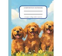 Golden Days Composition Book: College-Ruled Composition Notebook for School, Notes, or Journaling