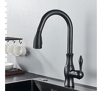 Golden Deck Installation Pull Out Kitchen Faucet Spray Kitchen Tap 360° Rotattble Hot Cold Sink Mixer Boost Mode Rose Golden LWX