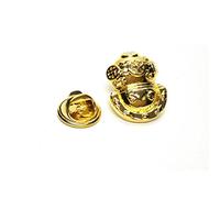 Golden Deep Sea Divers Helmet Lapel Pin Badge X2AJTP525