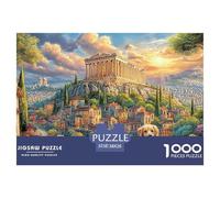 Golden Dogs in AthensPremium 1000-Piece Jigsaw Puzzles for Adults Offering A Challenging Educational Games Experience - A Perfectly Suited Gift for Adults And Kids Age 12 Years And Up to Explore Toge