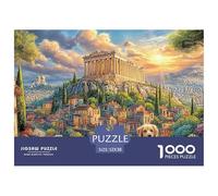 Golden Dogs in AthensVibrant 1000-Piece Jigsaw Puzzles for Adults Showcasing Challenging Educational Games Perfect for Women And Men - These Vibrant Jigsaw Puzzles Are Tailored for Adults And Kids Ag
