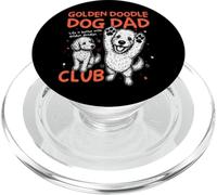 Golden Doodle Dog Dad Club Goldendoodle Men Father's Day PopSockets PopGrip for MagSafe