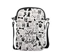 Golden Doodle Gift Golden Doodle Lovers Gift Doodle Dog Mom Gifts Life is Golden with My Doodle Crossbody Bag (My Doodle cb UK)
