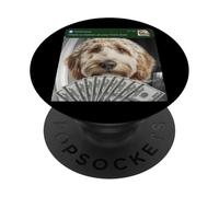 Golden Doodle There Is Motion At Your Front Door Silly PopSockets Adhesive PopGrip