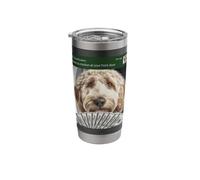 Golden Doodle There is Motion At Your Front Door Silly Stainless Steel Insulated Tumbler