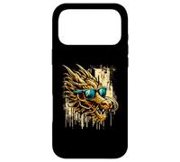 Golden Dragon With Sunglasses - Vintage Chinese Dragon Lover Case for iPhone 17 Pro Max