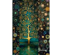 Golden Dreams Journal: A Magical Patterned Notebook with Glitter Accents in Teal, Turquoise, Dark Blue, Yellow & Purple