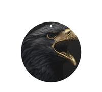 Golden Eagle Beak Car Air Fresheners Cards Set of 4 Pieces Hanging Scented Cards for Wardrobe Bathroom Car Fresheners Long Lasting