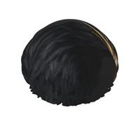 Golden Eagle Beak One Size Double-layer shower cap prevents hair from getting tangled during showering and skincare.