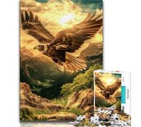 Golden Eagle Jigsaw Puzzles for Teenagers 1000 Jigsaws,Stress Reliever Difficult Challenge Deal As Gifts for The Whole Family (38x26cm)