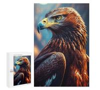 Golden Eagle Portrait Jigsaw Puzzle, 1000 PCS, Indoor Activity for The Home, A Mindful Leisure Activity for Puzzle Lovers, at Home