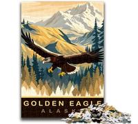 Golden Eagle Puzzles for Adults And Teenagers, Pattern Assembly Deal As Gifts for The Whole Family Suitable for And 14 1000pcs(50x75cm)