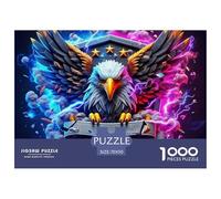 Golden Eagle Soaring Amid Apples And Diamonds Quality Paper Material Excellent Hobby for Quiet Time, Weekends And Holiday Relaxation 70x50cm/1000pcs