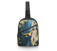 Golden Eagles in The Valley Sling Bag Cross Body Bag Waist Pack