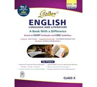 Golden English Language and Literature: (With Sample Papers) A book with a Differene for Class - 10 (For CBSE 2021 Board Exams)