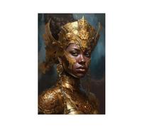 Golden Enigma Canvas Poster Bedroom Decor Landscape Office Room Decor Gift 16x24inch(40x60cm)