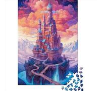 Golden_fantasy_castle Jigsaw Puzzle Adult 1000 Pieces Classic Puzzle Paper Jigsaw Puzzle Wall Art Unique Toys 1000pcs (38x26cm)